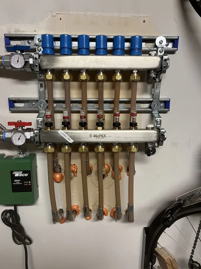 Plumber performing Leak Detection at a residential property in East Huntingdon